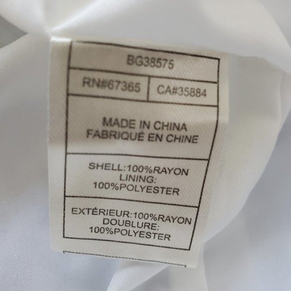 BB Dakota Danielle White & Blue Plaid Shirt Dress Size L - Picture 7 of 8